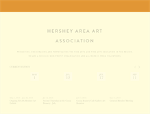 Tablet Screenshot of hersheyareaartassociation.com